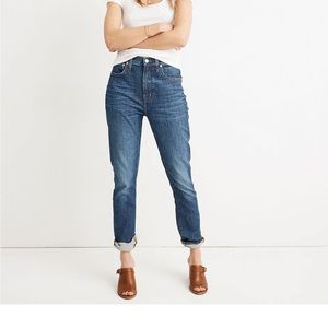 Madewell The High Rise Slim BoyJean 25